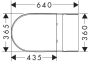 Hansgrohe GladeLake S monoblokkos kerámia WC csésze tartállyal és ülőkével AquaChannel Flush, fehér 60312450