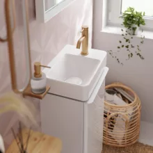   Hansgrohe Xelu Q kerámia kézmosó 360x250 mm csapfurattal és túlfolyó nélkül, jobbos/fehér 60314450