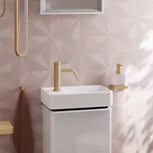   Hansgrohe Xelu Q kerámia kézmosó 360x250 mm csapfurattal és túlfolyó nélkül, balos/fehér 60315450