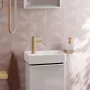 Hansgrohe Xelu Q kerámia kézmosó 360x250 mm csapfurattal és túlfolyó nélkül, balos/fehér 60315450