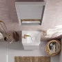 Hansgrohe Xelu Q kerámia kézmosó 360x250 mm csapfurattal és túlfolyó nélkül, balos/fehér 60315450