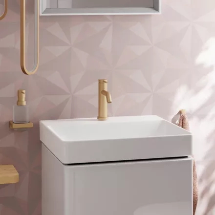 Hansgrohe Xelu Q kerámia kézmosó 500x480 mm csapfurattal és túlfolyó nélkül, fehér 60316450