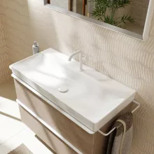   Hansgrohe Xelu Q kerámia mosdókagyló 1000x480 mm csapfurattal és túlfolyó nélkül, fehér 60321450