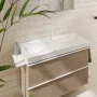 Hansgrohe Xelu Q kerámia mosdókagyló 1000x480 mm csapfurattal és túlfolyó nélkül, fehér 60321450