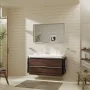 Hansgrohe Xelu Q kerámia mosdókagyló 1200x480 mm 2 csapfurattal és túlfolyó nélkül, fehér 60322450
