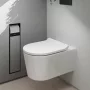 Hansgrohe EluPura S fali kerámia WC csésze AquaHelix Flush öblítéssel, fehér 60343450