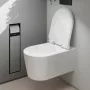 Hansgrohe EluPura S fali kerámia WC csésze AquaHelix Flush öblítéssel, fehér 60343450
