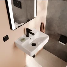   Hansgrohe Xanuia Q kerámia kézmosó 50x39 cm csapfurattal és túlfolyóval SmartClean, fehér 61008450