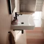 Hansgrohe Xanuia Q kerámia mosdó 55x48 cm csapfurattal és túlfolyóval SmartClean, fehér 61009450