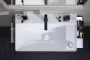 Hansgrohe Xelu Q kerámia mosdó jobb oldali szegéllyel 80x48 két csapfurattal és túlfolyó nélkül SmartClean, fehér 61025450