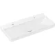 Hansgrohe Xelu Q kerámia mosdó 100x48 cm két csapfurattal és túlfolyó nélkül SmartClean, fehér 61037450