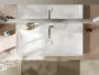 Hansgrohe Xelu Q Pultra ültetett kerámia mosdó 100x48 cm, csapfurattal és túlfolyó nélkül, SmartClean 61039450