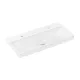 Hansgrohe Xelu Q Pultra ültetett kerámia mosdó 100x48 cm,  két csapfurattal és túlfolyó nélkül, SmartClean 61040450