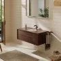 Hansgrohe Xuniva S Munkalap alá szerelhető mosdótál 40x40 cm csaplyuk és túlfolyóval, SmartClean 61046450