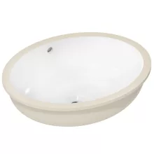   Hansgrohe Xuniva D Alsórögzítésű kerámia mosdó 50x40 cm csaplyuk nélkül túlfolyóval SmartClean, fehér 61048450