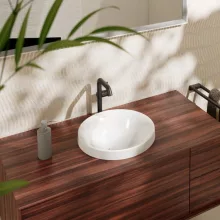   Hansgrohe Xuniva S Pultba süllyesztett mosdókagyló 40x40 túlfolyóval, SmartClean 61054450