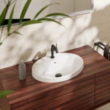   Hansgrohe Xuniva D Pultba süllyesztett mosdókagyló 55x45 cm csapfurattal és túlfolyóval SmartClean, fehér 61060450