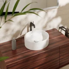   Hansgrohe Xuniva S Mosdótál 400x400 csapfurat és túlfolyó nélkül SmartClean, fehér 61071450