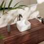 Hansgrohe Xuniva Q Kerámia mosdótál 30x30 cm csapfurat és túlfolyó nélkül, fehér SmartClean 61074450
