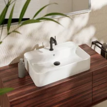   Hansgrohe Xuniva Q Kerámia mosdó 600x450 csaplyukkal és túlfolyóval, SmartClean 61082450