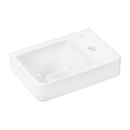 Hansgrohe Xelu Q kézmosó 360x250 jobbos csaplyukkal és SmartClean bevonattal, fehér 61084450