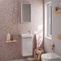 Hansgrohe Xelu Q kézmosó 360x250 jobbos csaplyukkal és SmartClean bevonattal, fehér 61084450