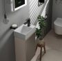 Hansgrohe Xevolos E jobbos kerámia mosdó 36x25 cm csaplyukkal és túlfolyó nélkül, SmartClean, jobbos/fehér 61086450