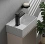 Hansgrohe Xevolos E kerámia mosdó 36x25 cm csaplyukkal és túlfolyó nélkül, SmartClean, balos/fehér 61087450