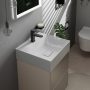 Hansgrohe Xevolos E kerámia kézmosó 50x48 cm csaplyukkal és túlfolyó nélkül, SmartClean, fehér 61088450