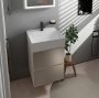 Hansgrohe Xevolos E kerámia kézmosó 50x48 cm csaplyukkal és túlfolyó nélkül, SmartClean, fehér 61088450