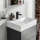 Hansgrohe Xevolos E kerámia mosdó 60x48 cm csaplyukkal és túlfolyó nélkül, SmartClean, fehér 61092450