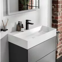   Hansgrohe Xevolos E kerámia mosdó 80x48 cm csapfurattal és túlfolyó nélkül, SmartClean, fehér 61096450