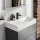 Hansgrohe Xevolos E kerámia mosdó 80x48 cm csapfurattal és túlfolyó nélkül, SmartClean, fehér 61096450