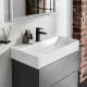 Hansgrohe Xevolos E kerámia mosdó 80x48 cm csapfurattal és túlfolyó nélkül, SmartClean, fehér 61096450