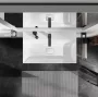 Hansgrohe Xevolos E kerámia mosdó 80x48 cm csapfurattal és túlfolyó nélkül, SmartClean, fehér 61096450