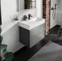 Hansgrohe Xevolos E kerámia mosdó 80x48 cm csapfurattal és túlfolyó nélkül, SmartClean, fehér 61096450