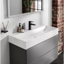   Hansgrohe Xevolos E kerámia mosdó 100x48 cm csapfurattal és túlfolyó nélkül, SmartClean, fehér 61100450