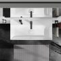 Hansgrohe Xevolos E kerámia mosdó 100x48 cm csapfurattal és túlfolyó nélkül, SmartClean, fehér 61100450