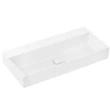   Hansgrohe Xevolos E kerámia mosdó 100x48 cm csapfurat és túlfolyó nélkül, SmartClean, fehér 61101450