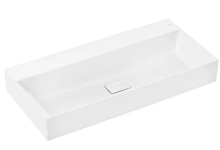 Hansgrohe Xevolos E kerámia mosdó 100x48 cm csapfurat és túlfolyó nélkül, SmartClean, fehér 61101450