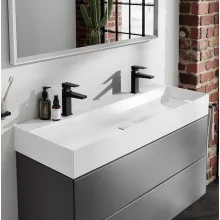   Hansgrohe Xevolos E kerámia mosdó 120x48 cm 2 csapfurattal és túlfolyó nélkül, SmartClean, fehér 61104450