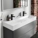 Hansgrohe Xevolos E kerámia mosdó 120x48 cm 2 csapfurattal és túlfolyó nélkül, SmartClean, fehér 61104450