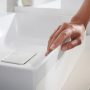 Hansgrohe Xevolos E kerámia mosdó 120x48 cm 2 csapfurattal és túlfolyó nélkül, SmartClean, fehér 61104450
