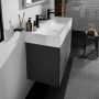 Hansgrohe Xevolos E kerámia mosdó 100x48 cm 2 csapfurattal és túlfolyó nélkül, SmartClean, fehér  61110450
