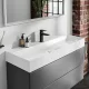Hansgrohe Xevolos E kerámia mosdó 120x48 cm csapfurattal és túlfolyó nélkül, SmartClean, fehér 61112450