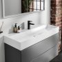 Hansgrohe Xevolos E kerámia mosdó 120x48 cm csapfurattal és túlfolyó nélkül, SmartClean, fehér 61112450