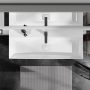Hansgrohe Xevolos E kerámia mosdó 120x48 cm csapfurattal és túlfolyó nélkül, SmartClean, fehér 61112450