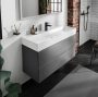 Hansgrohe Xevolos E kerámia mosdó 120x48 cm csapfurattal és túlfolyó nélkül, SmartClean, fehér 61112450
