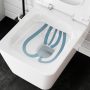 Hansgrohe EluPura Q Perem nélküli fali kerámia WC AquaFall Flush, SmartClean bevonattal, fehér 61116450