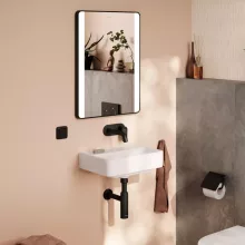   Hansgrohe Xanuia Q kerámia kézmosó 45x34 cm csapfurat és túlfolyó nélkül SmartClean, fehér 61142450